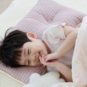 바미블랑 국내생산100% 반전매력 낮은 베개 유아 순면베개 태열 아기 신생아 순면 100수, 인디핑크