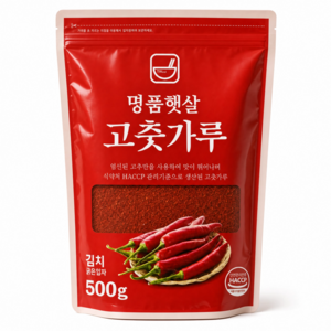 명품햇살 고춧가루 김치 한식 굵은입자 순한맛, 1개, 500g