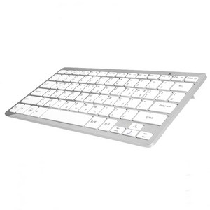 코시 모모 블루투스 무선 키보드, 텐키리스, KB1371BT, 실버
