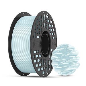 CaiLab 3D 프린터 필라멘트 PLA 실크 질감 쉬운 출력 고품질 1.75mm 안정적인 라인 직경 범용 재료 1kg (Bambu Lab A1 Mini P1S P2S 호환), 해염 블루, (PLA)