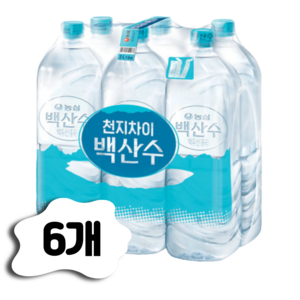 백산수, 2L, 6개