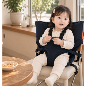 벨라마마 휴대용 아이 식탁 의자시트, 네이비