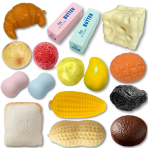 단비상자 수제 크런치 슬랑이 슬라임 아이스 스무디 말랑이, 크런치 큐브치즈, 100g, 1개