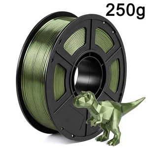 PLA 실크 골드 실버 3d 프린터 소모품 실크 1.75mm 250G 3D 프린터 재료 비단 브론즈 자색 구리 실크 로즈골드 pla 인쇄 리필 필라멘트 진공 포장 250g, PLA 실크 브론즈
