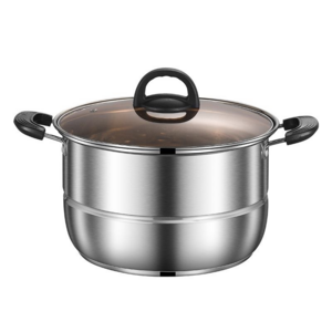 Yumly 인덕션 찜기 냄비 스텐 찜솥 곰솥 대형, 1개, 28cm