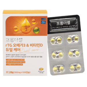 프롬더셀 강아지 고양이 알티지 오메가3 비타민D 함유 피부 모질 개선 영양제, 108정, 피부/피모, 1개