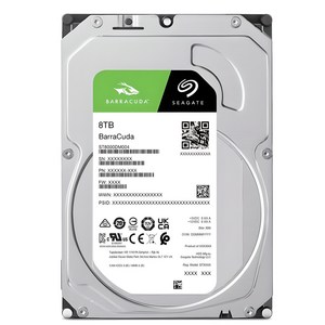 씨게이트 바라쿠다 HDD, 8TB, ST8000DM004