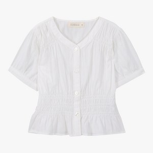 일로딜로 * 단정 셔링 블라우스 IDBL26450_강남점
