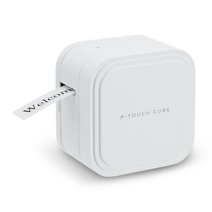 브라더 라벨프린터 PT-P910BT 블루투스 라벨기, 사은품 12mm (녹색용지 검정글자), 1개