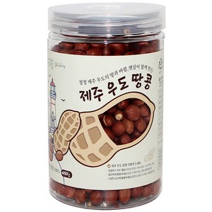 지구마을 제주 우도 볶은땅콩, 1개, 450g