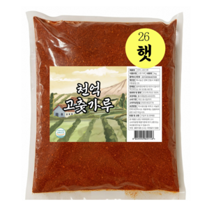 26년 영양 국산 햇 고춧가루 김장용 보통매운맛 HACCP, 1개, 1kg