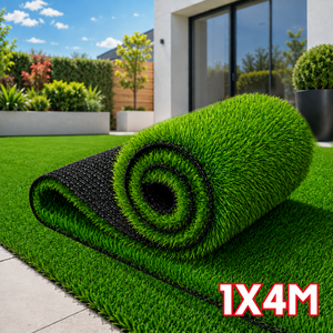 KEMEI 30mm 인조잔디 잔디카페트 베란다 정원 옥상 테라스 조경용, 그린 1m×4m, 1개