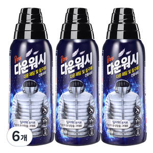 울샴푸 다운워시 본품, 800ml, 6개