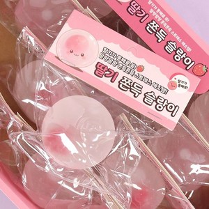 딸기 쫀득 슬랑이 말랑이 스퀴시, 단일, 126g, 1개