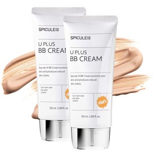 스피큘엑스 유플러스 BB 크림, 50ml, 2개