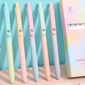 리드홈 번지지않는 퀵드라이 간호사 젤펜 5p 0.7mm, 혼합색상, 1세트