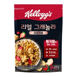 켈로그 리얼 그래놀라 오리지널 시리얼, 400g, 1개