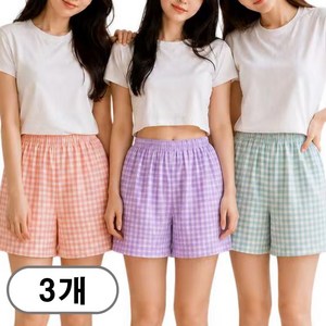 차쿠 1+1+1 차쿠 여성 반바지 잠옷바지 순면 트렁크 반바지 세트 골드박스 특가