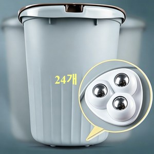 360도 회전 무타공 설치 이동식 가구 바퀴 3구 볼 캐스터 24개입 세트 3.7 x 3.7 cm, 24개, white