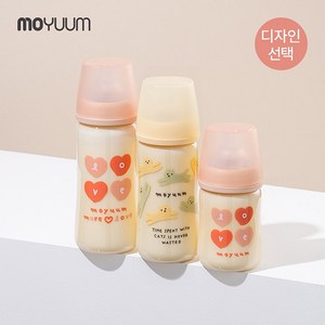 모윰 3세대 PPSU 올인원 젖병 노꼭지 모어러브, 체리, 330ml, 1개
