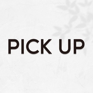 마마픽스 아크릴 도어사인 표지판 블랙, 1개, PICK UP