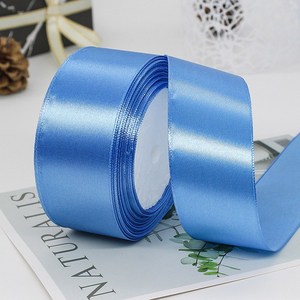 기본 새틴 공단 리본끈 40mm 22m, 36# 바다블루