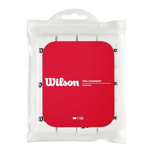 윌슨 WRZ4016 프로오버그립 12개입 테니스 그립, 화이트, 윌슨 컴포트 오버그립12개입, 1개