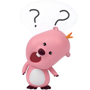 잔망루피 둥절루피 모니터 피규어, 1개