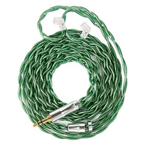 Keephifi KBEAR 청강선 실버 도금 고순도 구리 HiFi 이어폰 업그레이드 케이블 For KZ TRN TANGZU 수월우, 3.5MM, QDC, 1개