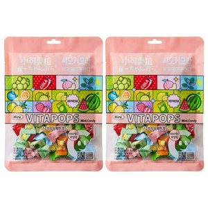 정품 샤오커오라 캔디 베트남 사탕 무설탕 알사탕 개별포장 비타민C, 100g, 2개