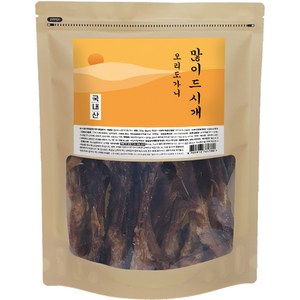 바이케이알 많이드시개 대용량 국내산 강아지 수제간식, 오리도가니, 350g, 1개