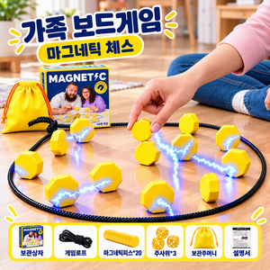 시간순삭 마그네틱 체스 온가족 자석 보드 게임 클러스터, 1세트