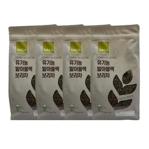 올가홀푸드 유기농 발아 블랙 보리차, 500g, 1개입, 4개