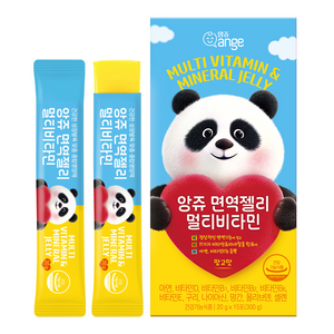 앙쥬 면역젤리 멀티비타민 미네랄 아기 어린이 종합영양제, 1박스, 300g