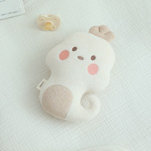 마롤로뜨 아기 애착인형 뱀뱀이 꼬물이 백일선물 출산선물 딸랑이 오가닉, 아이보리_뱀뱀이, 1개