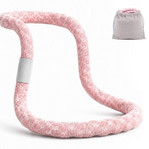 뱃살삭제 전신 다이어트 홈트 아이스 실크 고탄성 소프트 스프링 훌라후프, 1개, 연핑크, 2kg