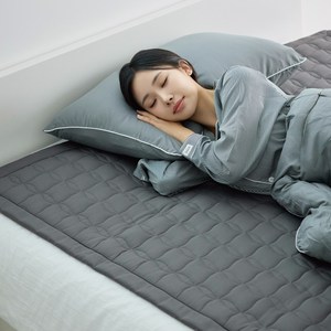 한일의료기 26년형 전자파없는 탄소 카본 원적외선 전기장판, 매트, 더블/퀸, 차콜, 더블/퀸