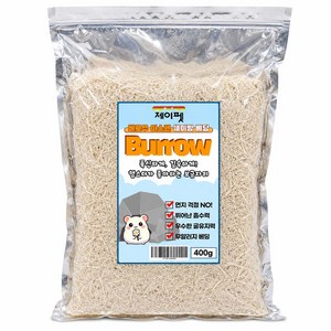 제이펫 버로우 아스펜 베딩 햄스터 톱밥 파충류 깔집, 400g, 1개