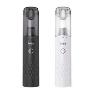 INSE 초강력 무선 미니 청소기 핸디형 차량용 휴대용 에어건, H10S, 블랙