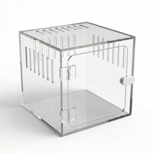 NRC 15큐브 아크릴사육장 15X15X15cm 크레 절지류케이스, 1개, 투명
