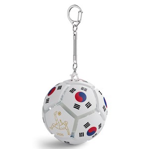 MIMARU 키링 키보드 키캡 볼 12구 스트레스 해소 축구키링, 컬러 한국전용, 1개