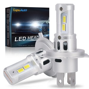 로푸 L7 LED 전조등 1:1 고출력 헤드라이트, H4, 1세트