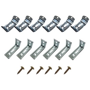 공간커튼 블라인드 ㄱ자 꺽쇠 + 브라켓 스냅, 1개, 롤블라인드 6P set