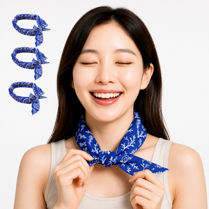 쿨리아 냉동 쿨 스카프 아이스 3개세트 여름용 남자 강아지 스포츠 등산 낚시 단체 대량, 3개, 블루