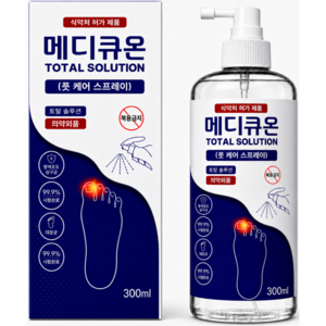 메디큐온 의약외품 살균소독 풋케어 스프레이, 1개입, 1개, 300ml