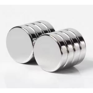 마니코 네오디움 초강력 원형자석 18mm x 3mm, 10개, 실버