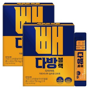 순수식품 빼다방 블랙, 1.5g, 200개
