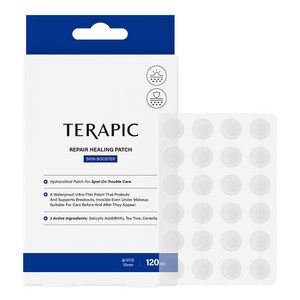 테라픽 리페어 힐링 패치 여드름패치/트러블패치/방수, 120매, 1개