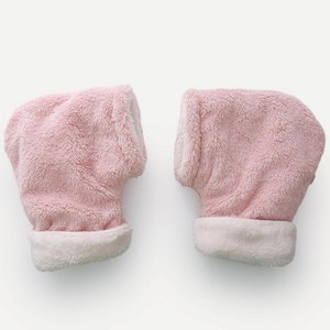 원라인 베어베어 킥보드워머 유아 어린이 자전거 퀵보드 겨울 방한 장갑 워머, 핑크, 1개