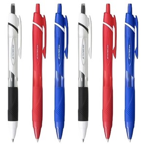 제트스트림 유니 유성펜 0.5mm SXN-150-05 2종 x 3p 세트, 블랙, 레드, 블루, 1세트